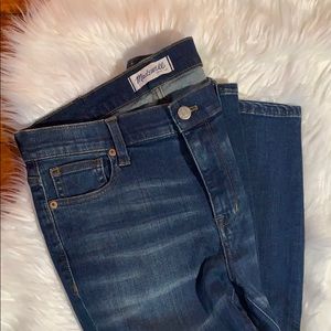 Madewell High Rise skinny ankle jeans